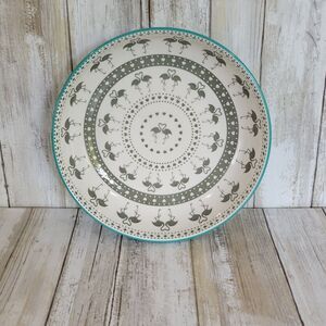 Signature Scadanivian Large Salad Bowl Blue 8 1/4 Embossed